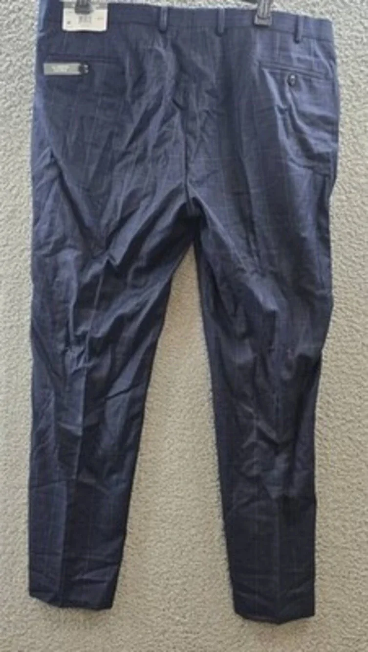 Michael Kors Wool Blend Fall Stretch Suit Separate Pants Men's 44x32 Midnight
